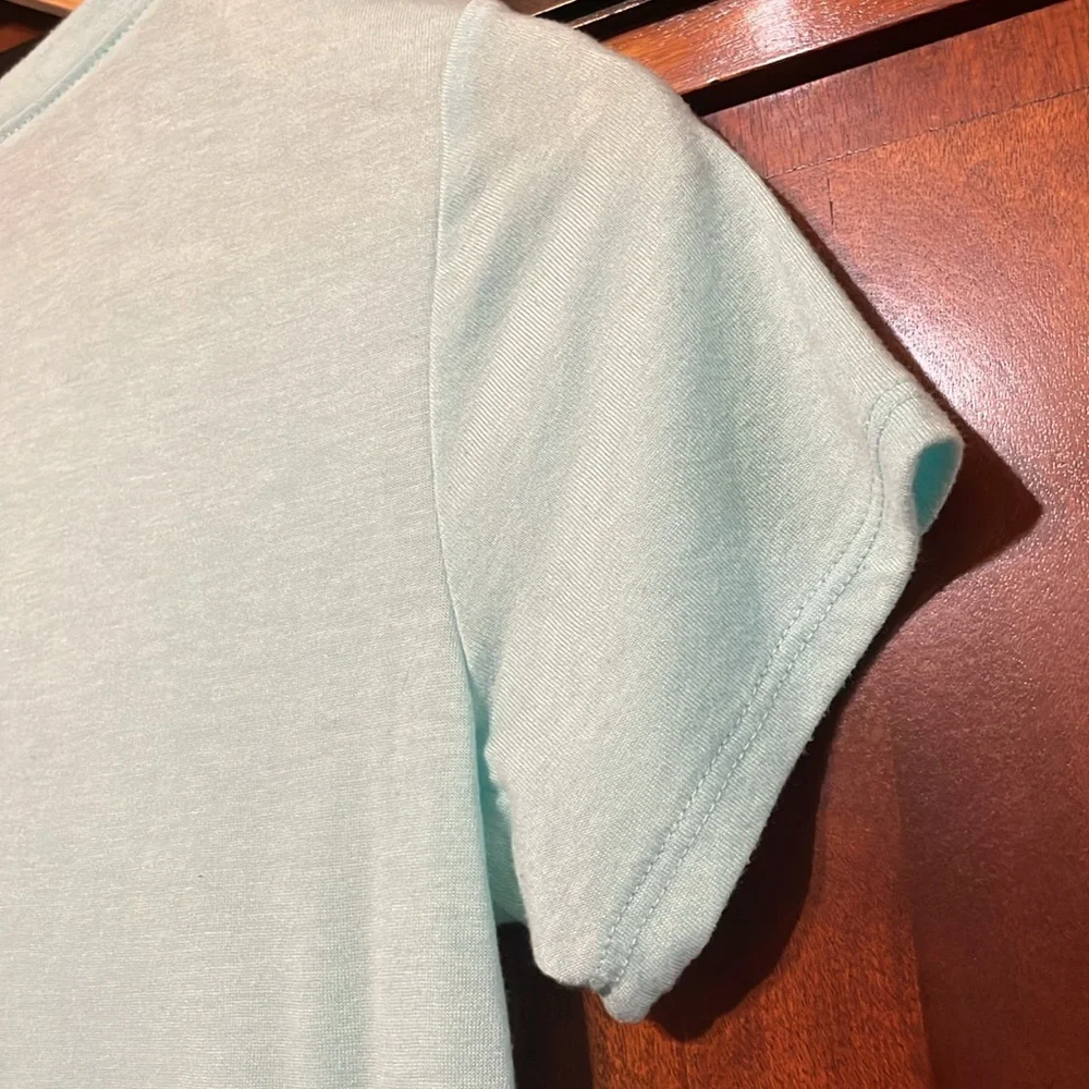 Harry Potter girls short sleeve tee junior size L/XL good condition light blue - Picture 10 of 12